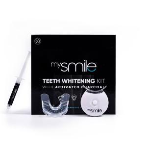 Kit de blanqueamiento dental con carbón activado mysmile