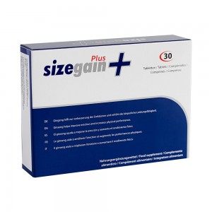 SizeGain Plus -Fórmula para Virilidad Masculina - Caja de SizeGain Plus