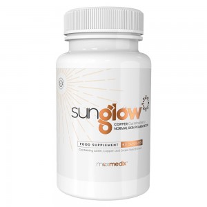 Sunglow - Suplemento para apoyar el bronceado de la piel - Bote de Sunglow