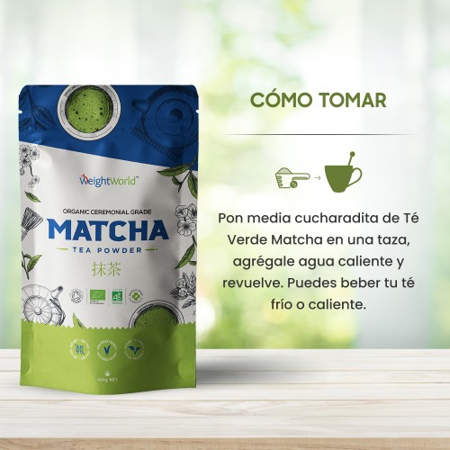 Té Matcha, Polvo Orgánico de Matcha Japonés Premium