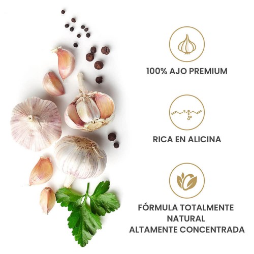 Cápsulas de extracto de ajo envejecido de 600 mg, extracto de polvo natural  inodoro, suplemento de hierbas que proporciona apoyo para la salud del