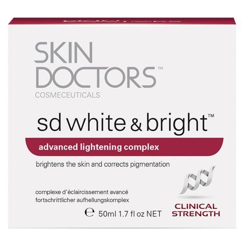 Skin Doctors SD White & Bright -Aspira a aclarar y dar brillo a la piel - Caja de Crema Skin Doctors SD White & Bright