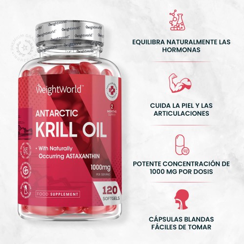 Aceite De Krill Antártico, Suplemento De Omega3